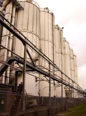 silos tanks industrial storage stairs