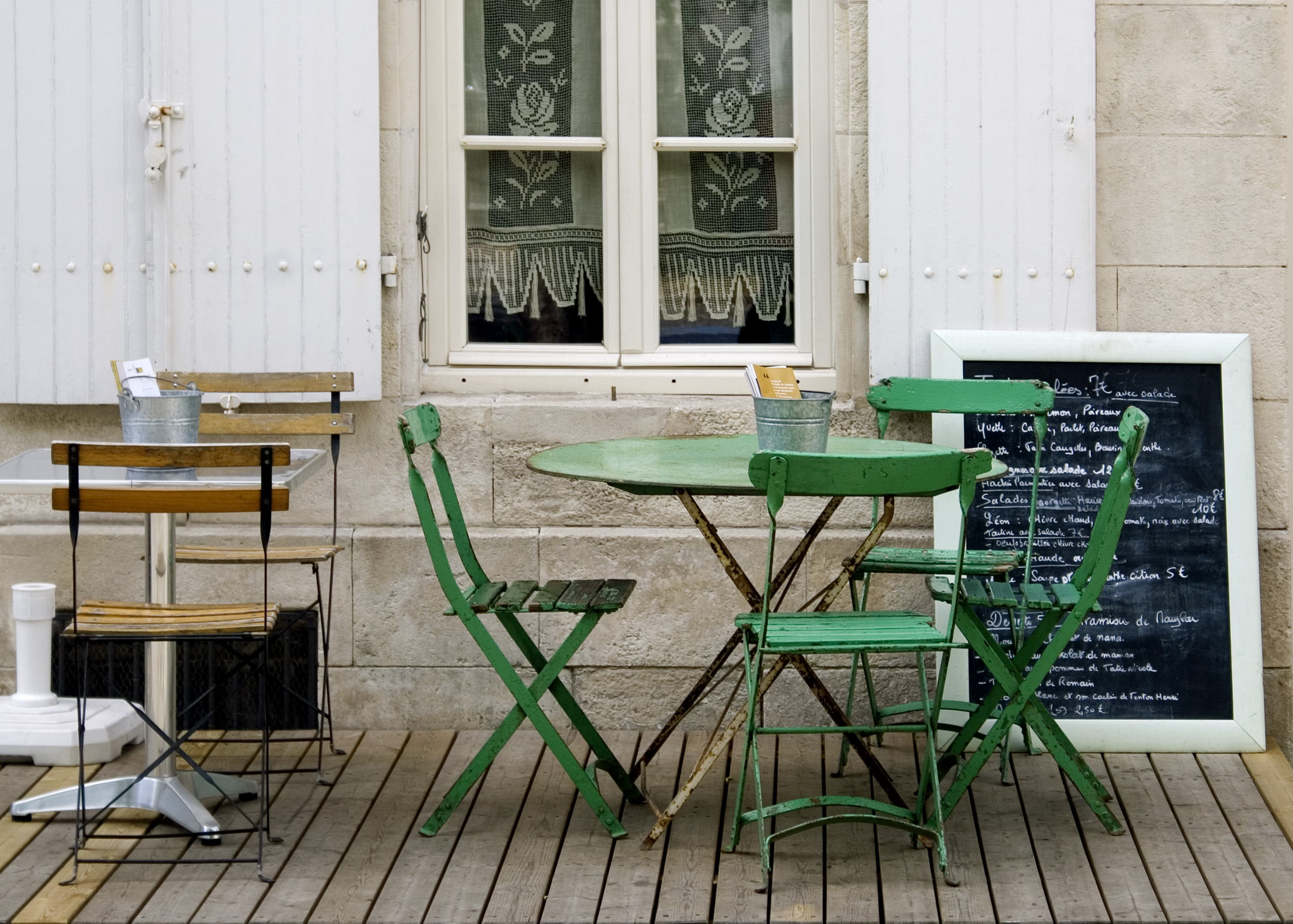 Image After Photos Betina Cafe Table Chair Chairs Green