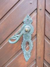 tabus handle iron classic copper door