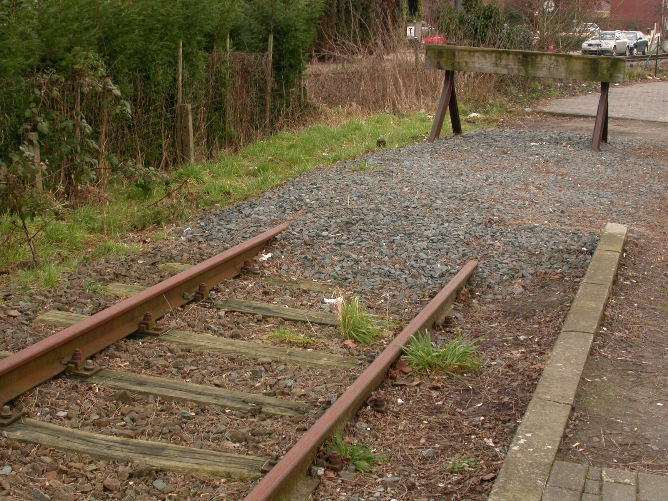 end of the rails tracks railway paul steel dead end