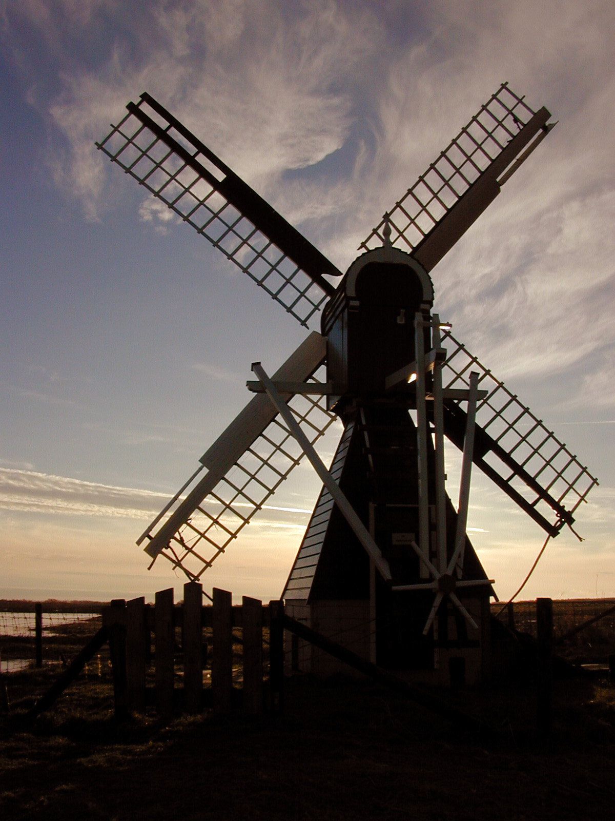 small tiny windmill scenic dark toy wooden shadowy shadow