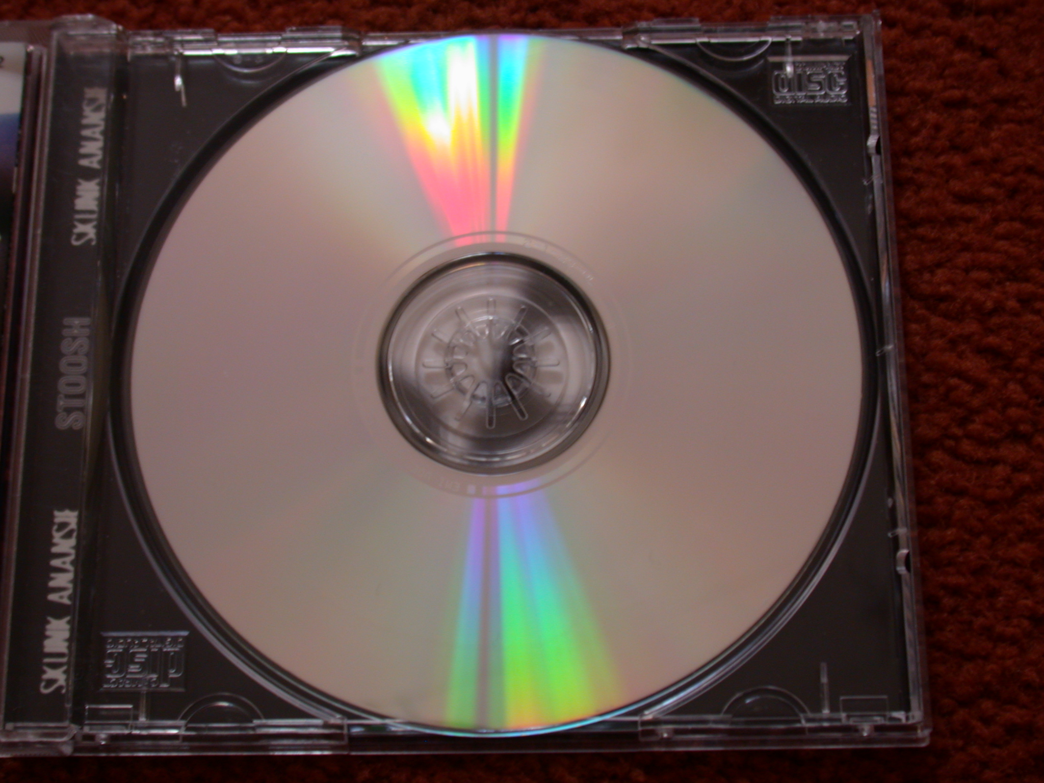 cd objects music data cdrom skunkanansie skunk anansie round circle dvd cdr cdrw sound film jewelcase case rainbow plastic
