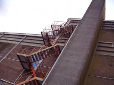 maartent stairs fireescape fire escape metal stair building outside