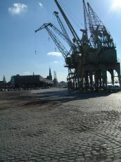 maartent architecture exteriors harbour industry cranes objects  machinery