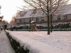 eva snowy snow playground cold christmas trees