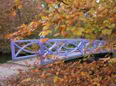 janneke architecture exteriors bridge blue fall leafs tree
