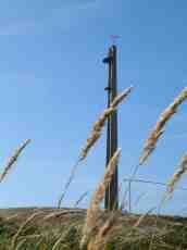 tower antenna corn harvest field sky maartent
