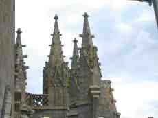 architecture exteriors church cathedral ornaments ornamented spires gothical