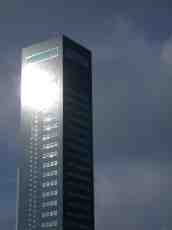 architecture exteriors black tower office skyscraper