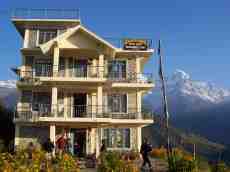 annet guest house chalet mountains mountaintop annapurna hotel