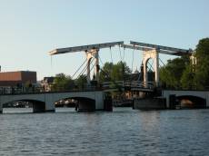 architecture exteriors bridge drawbridge amsterdam holland netherlands