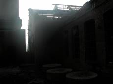 architecture exteriors abandoned factory silhouette
