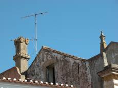 architecture exteriors objects antenna roof rooftops mediterran radio