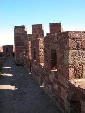 castle defense stones wall brown