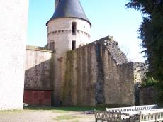 dario monastery stone wall tower round castle