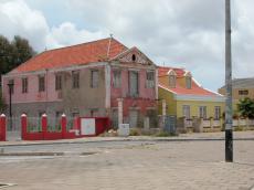 colourful houses on tropical islands