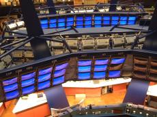 maartent stockmarket stockexchange stockxchange bluescreen architecture interiors stock screen monitor monitors screens wallstreet beursplein vidiwall videowall