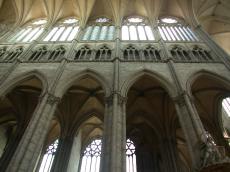 architecture interiors pillar pillars column columns stainedglass window windows stained glass arch arches cathedral church catholic gothic