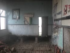 old abandoned rubble rubbish dump room