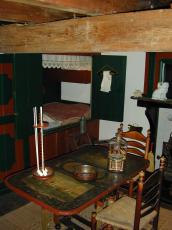 architecture interiors dutch voc table chairss pipe bed livingroom bedroom living wood