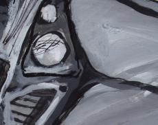 shanescanlan art paintings b&w black-n-white blackwhite black white cirkle circle outlines detail