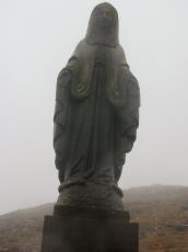 statue virgin mary stone catholic