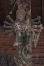 art sculptures annet woodcarving carved gods holy shiva humanoids arms weapons