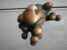 art sculptures frog animals land bronze treefrog