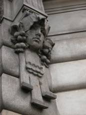 ornament decorated sculpture head