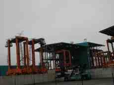 truck trucks pallets moving harbour harbor industry industrial