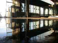 architecture interiors reflection hall industry postoffice demolish demolished