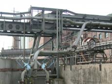 heavy industry pipe pipes mechanical ladder ladders waste sewage industrial