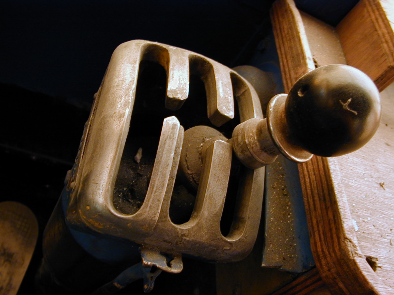 gear clutch car inside