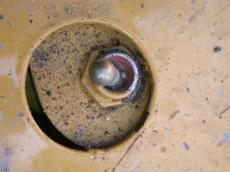 metal switch top steel dirty