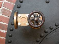 valve steel metal rivets door