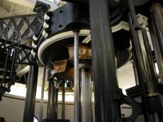 mechanical machine iron piston black