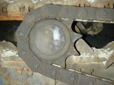 gear track tracks metal rust rusted rusty