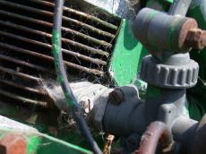 engine pipes radiator hoses rust metal