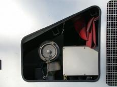 hose compartment lid metal hull plating