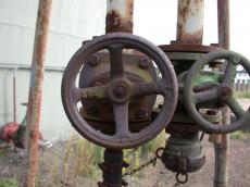 mechanics wheel wheels pipes industry valve valves rusted