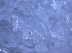 water drop drops droplets ice cold blue blueish frozen bulbous