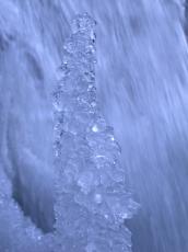 nature elements water frozen frost winter stalacmite tower waterdrop waterdrops frozentower waterfall