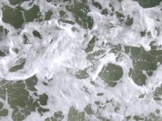 sea spray foam water eb tide