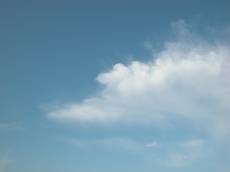 sky blue cloud clouds white summer