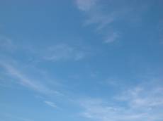 clear blue sky smooth sunny warm day summer summer's