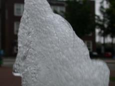 water foam foaming spray bubble bubbles grey flowing flow