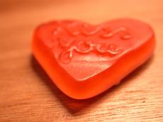 hearth gummie gum candy sweet sweets orange