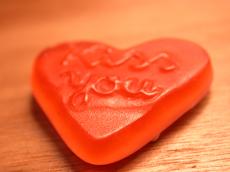 nature food love sweet script you red heart gummy gummi