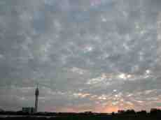 sky clouds cloudy horizon overcast dusk