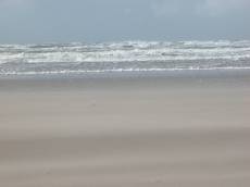 beach shore sand ocean sea waves storm